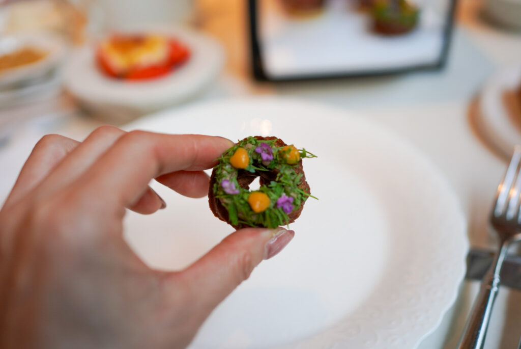 ポルチーニ風味のチュロス