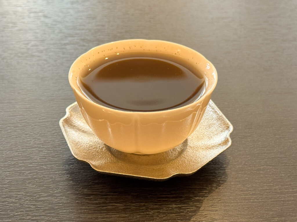 目覚めのドリンク、お汁粉