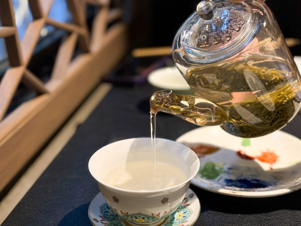 レッスン中にいただける中国茶