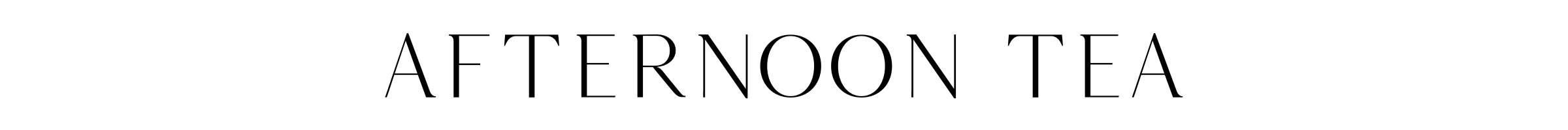 Afternoon Tea バナー