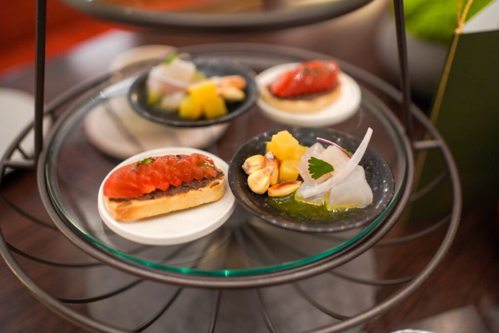 ホテルメイドのセイボリー5品