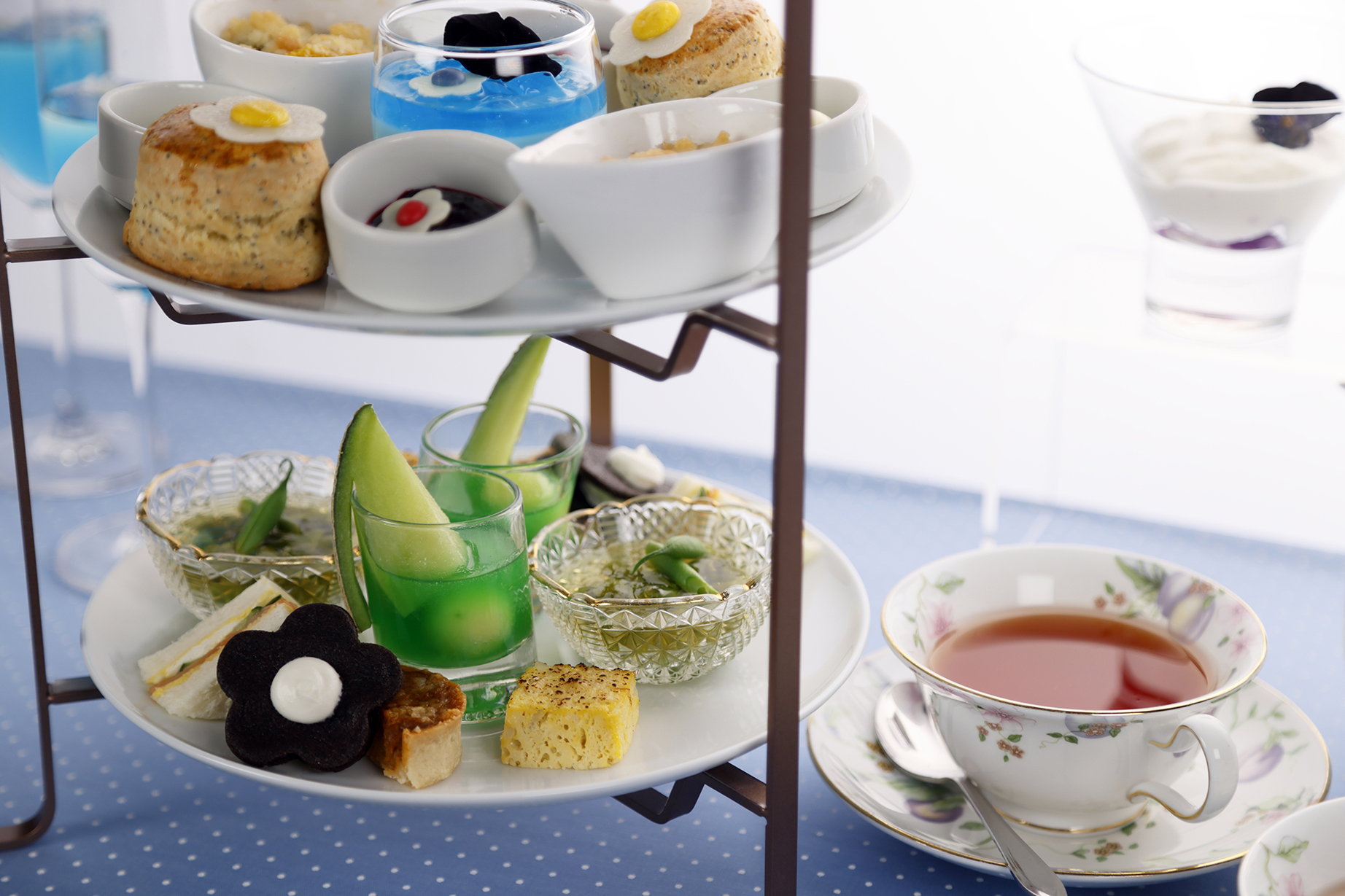 大阪マリオット都ホテル　マリークワント アフタヌーンティー セイボリー