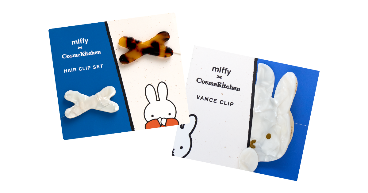 miffy アセテートヘアクリップセット・バンスクリップ