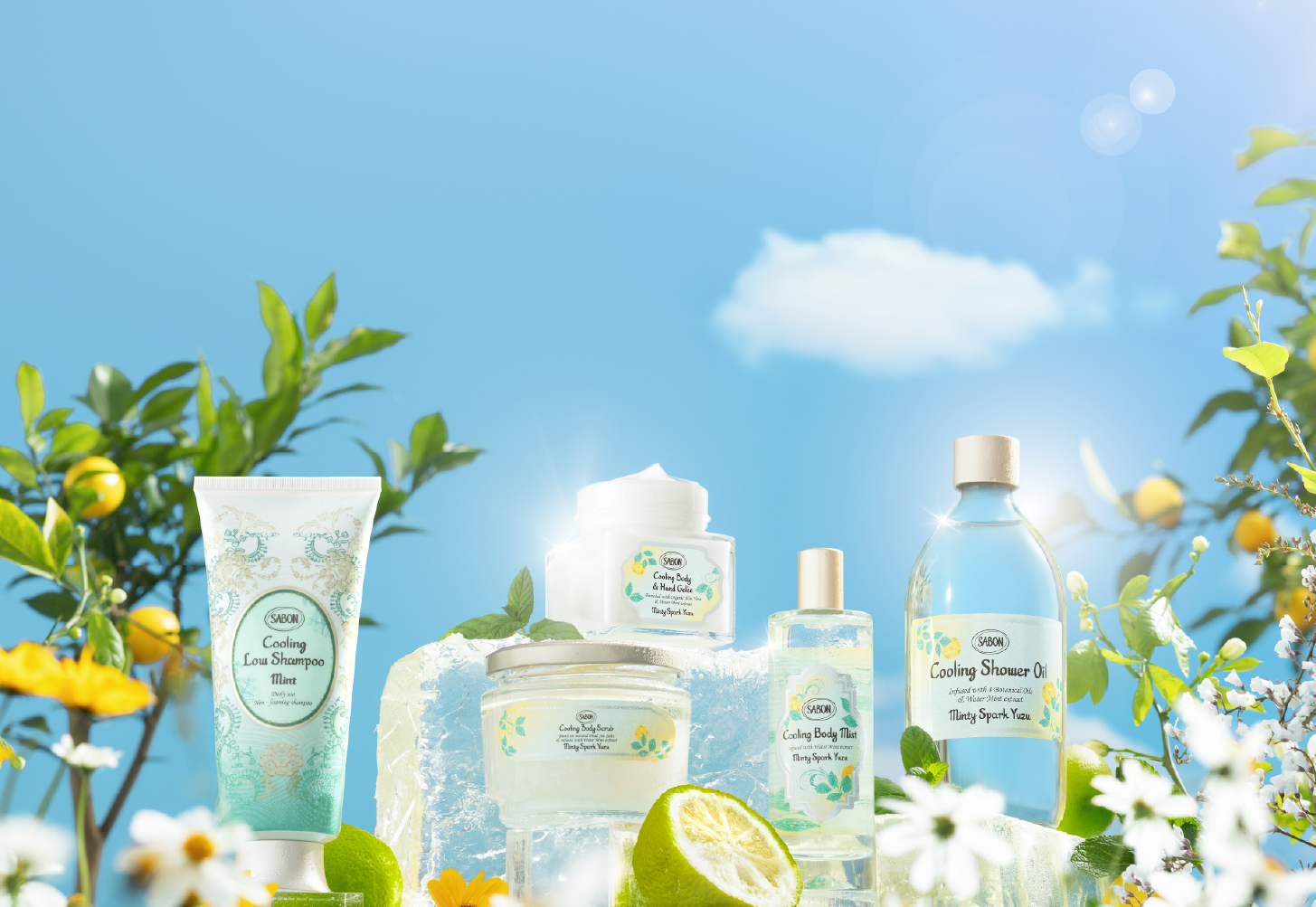 SABON「ミンティスパーク・ユズ コレクション」