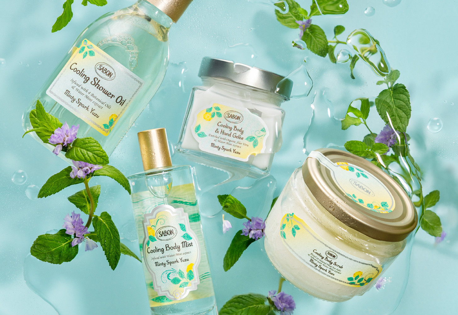 SABON「ミンティスパーク・ユズ コレクション」