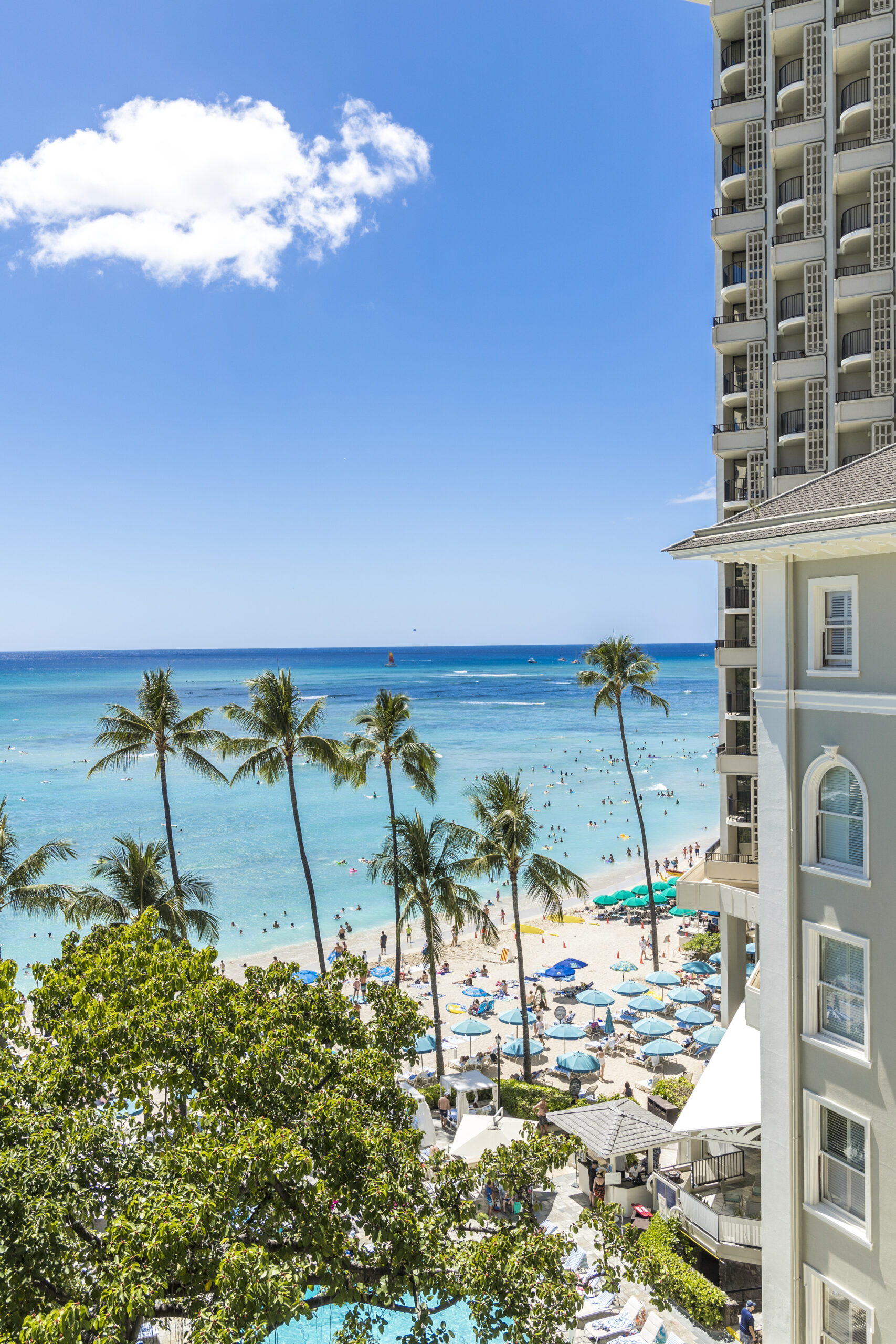 モアナ サーフライダー ウェスティン リゾート＆スパ ワイキキ ビーチ外観