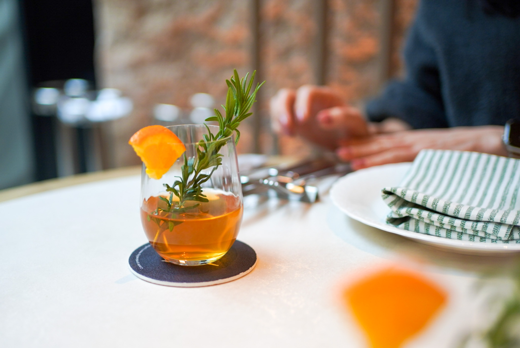 フォーシズンズホテル大阪アフタヌーンティー　ウェルカムドリンク