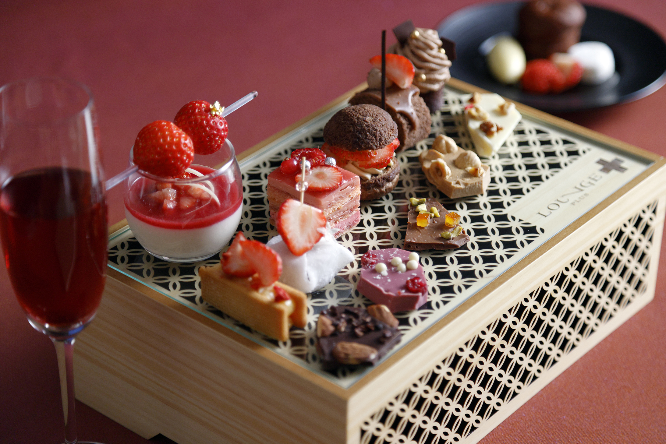 チョコレート&いちごアフタヌーンティー