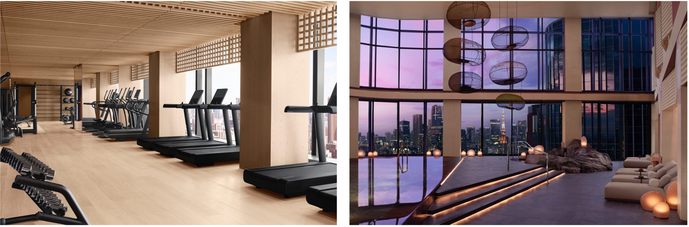 フィットネスセンター及び屋内プール