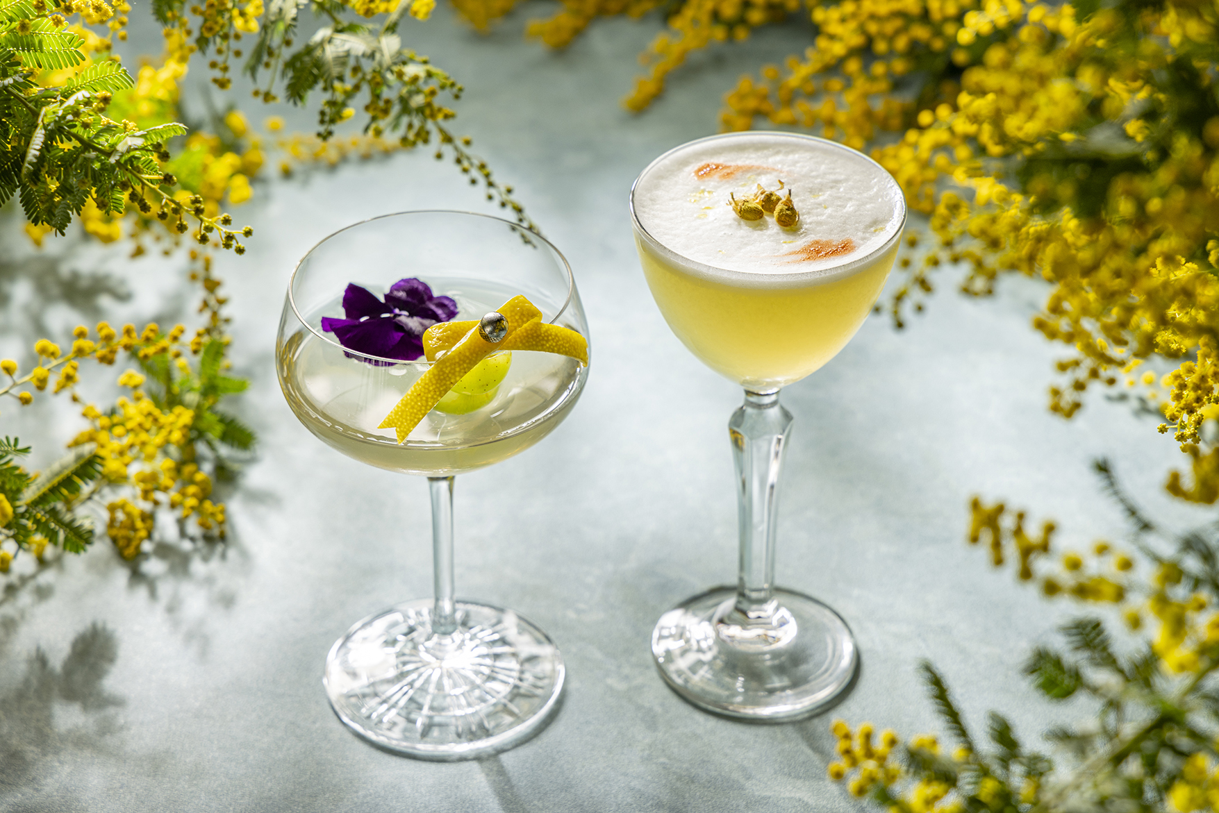 左から限定カクテル「Lint」、「Maris 8」
Photo by Pullman Tokyo Tamachi