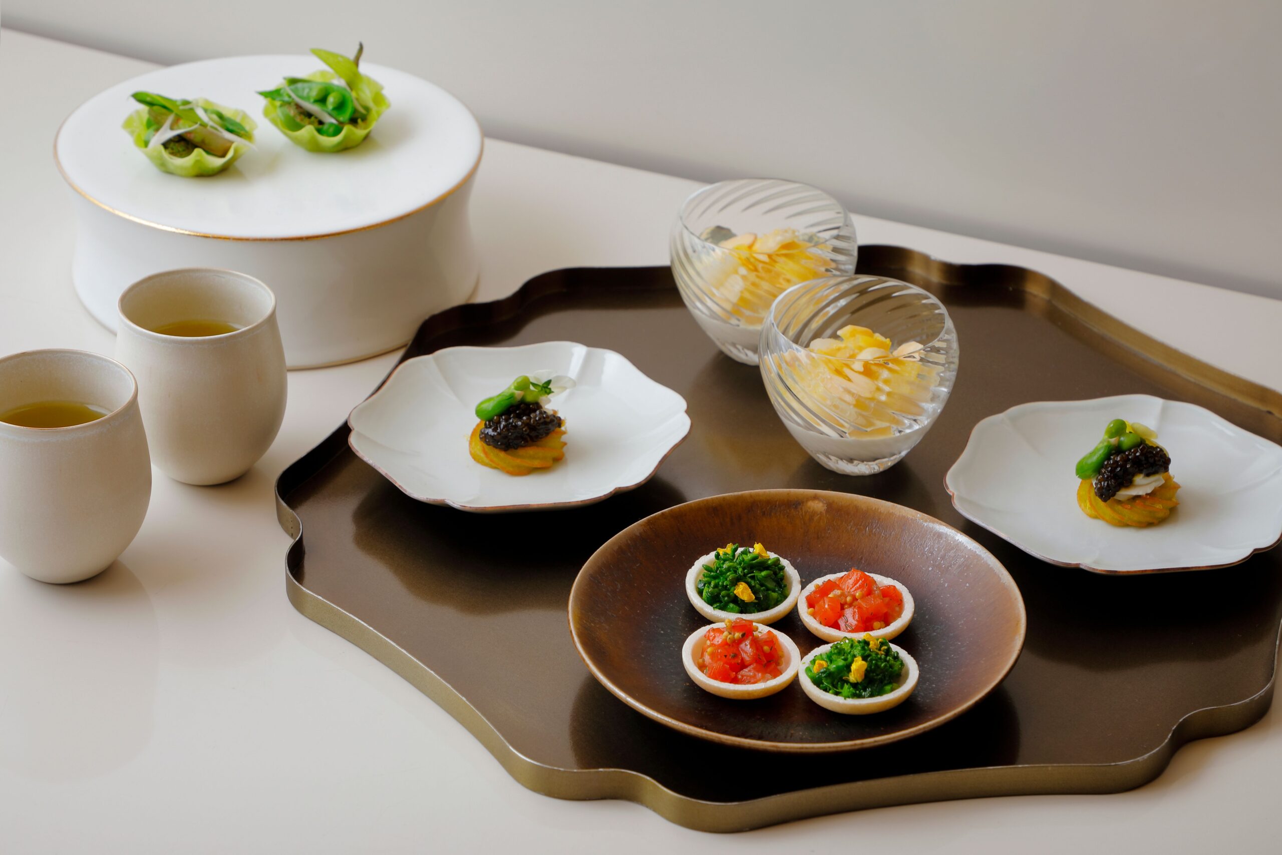 「パーク ハイアット 京都」桜アフタヌーンティー セイボリー