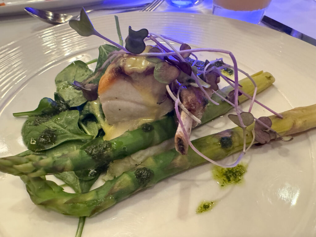 ディナー　魚料理