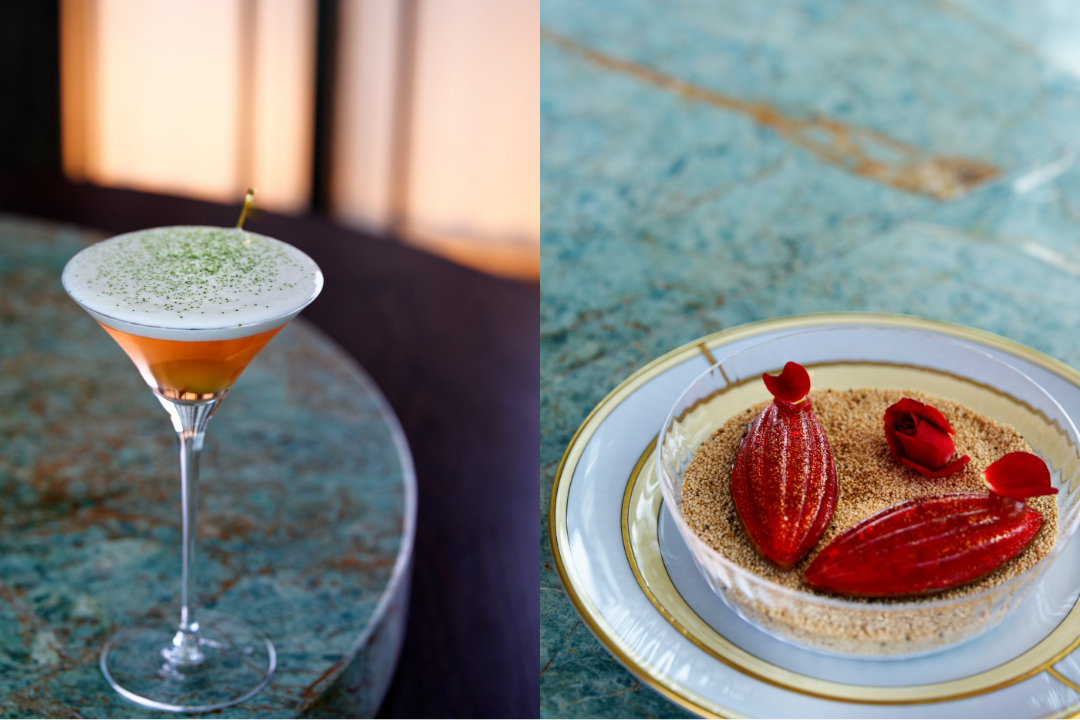 「The Devil’s Martini」 とフォアグラとストロベリーのタルトレット（2個セット）