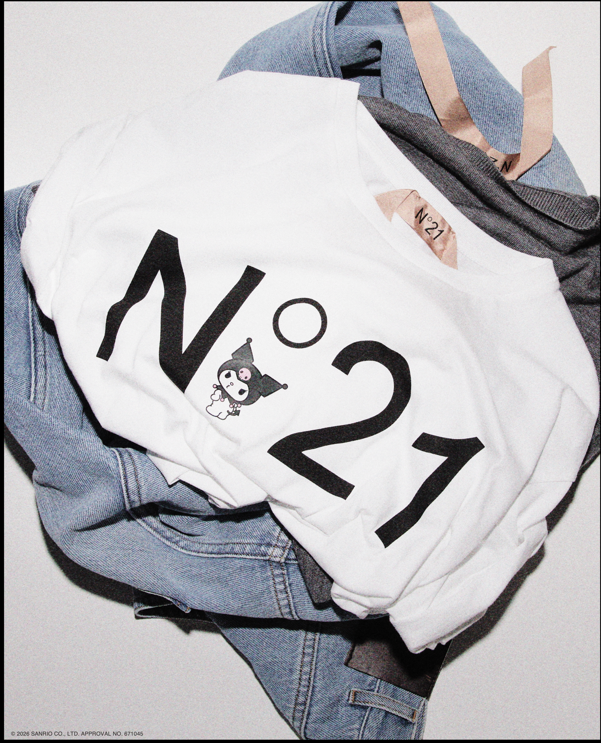 N21×クロミコラボレーションTシャツ