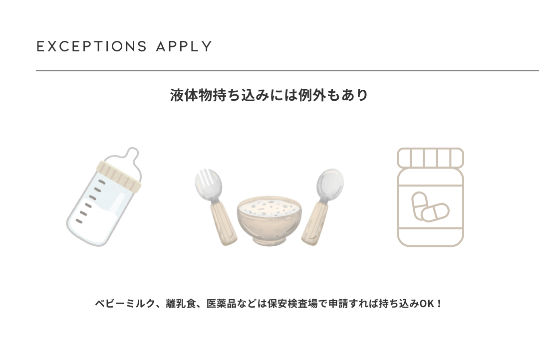 国際線液体物持ち込みの例外