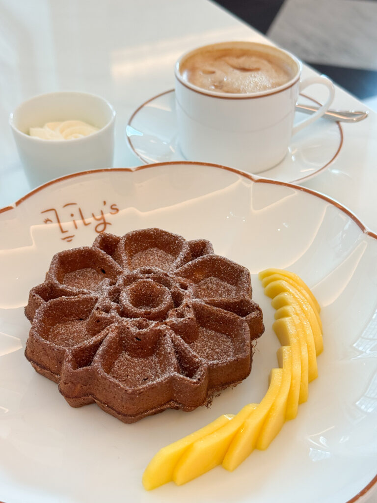 Lily's 朝食　ワッフル
