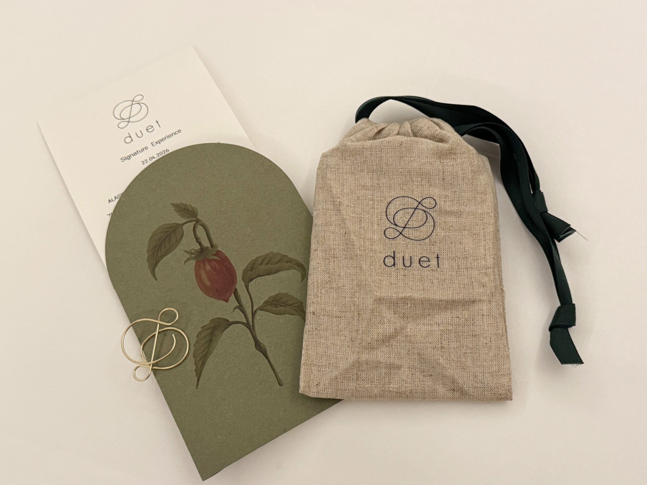 「Duet」で食後にいただけるアロマとメニュー
