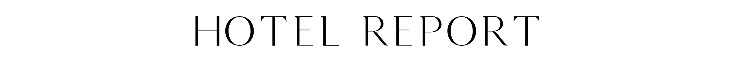 Hotel Report