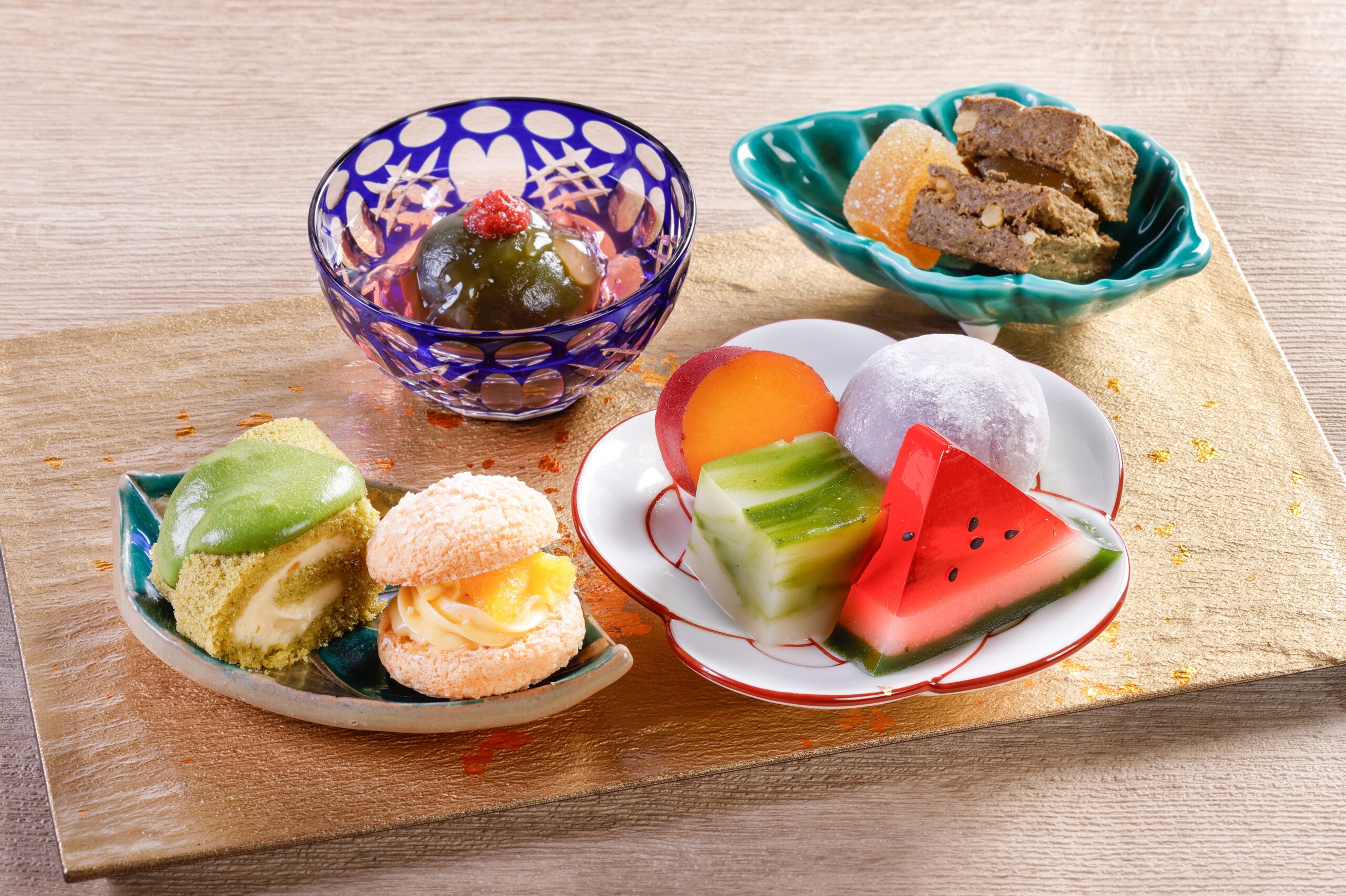 「シェラトン都ホテル大阪」「Night 和sweets ~和のアフタヌーンティー」夏バージョン スイーツ