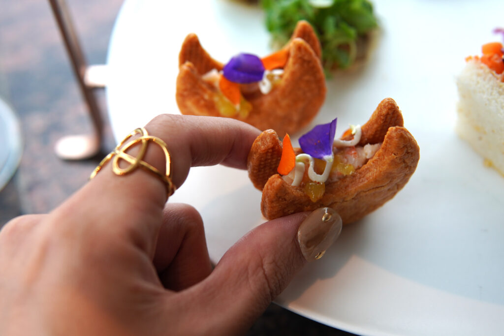 センタラグランドホテル大阪「こころ咲く ohana Afternoon Tea」セイボリー