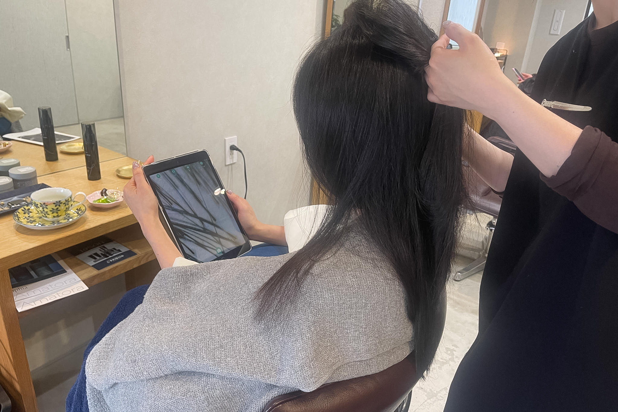 アマトラスパ ヘッドスパ 頭皮チェック