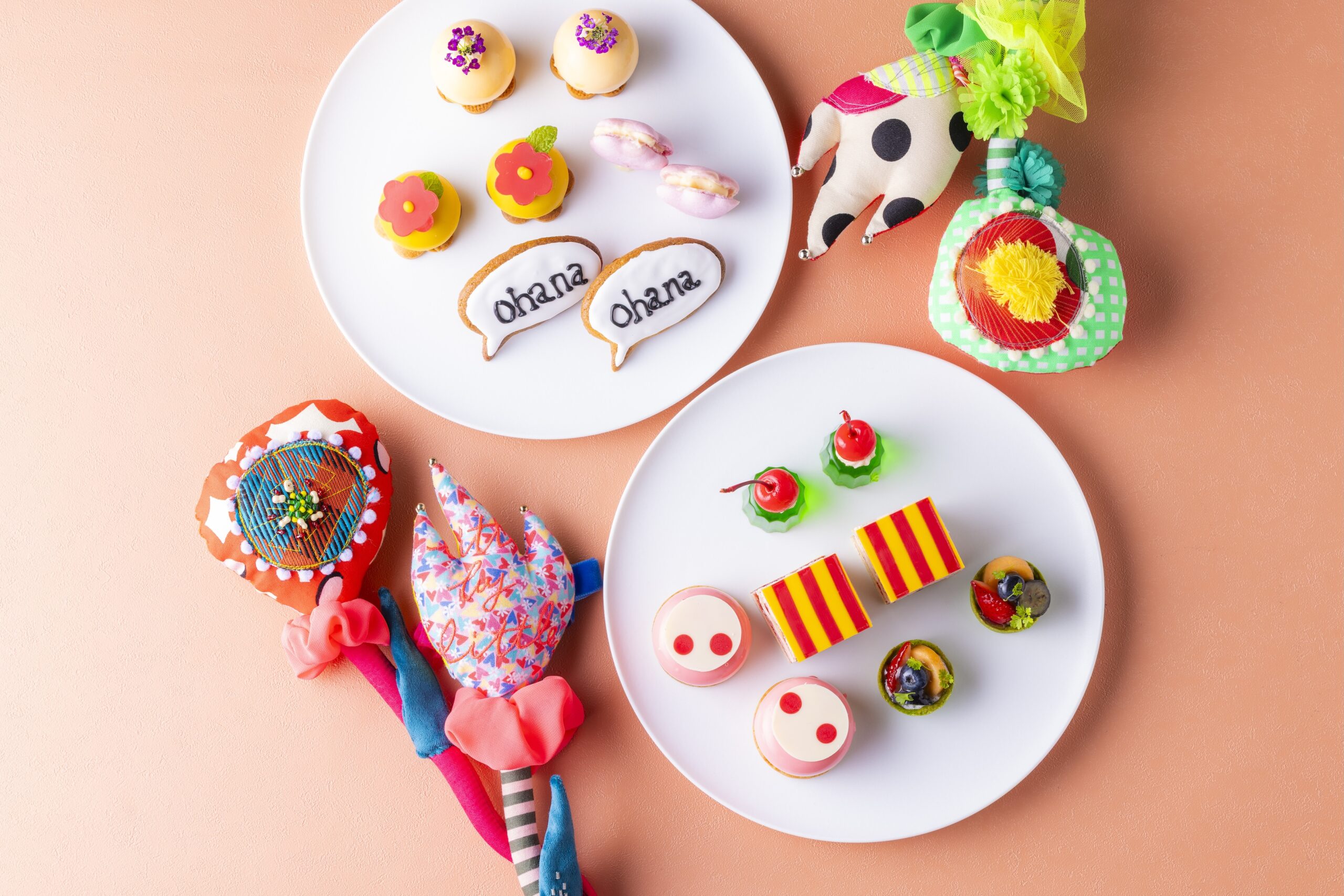 センタラグランドホテル大阪「こころ咲く ohana Afternoon Tea」8種のスイーツ